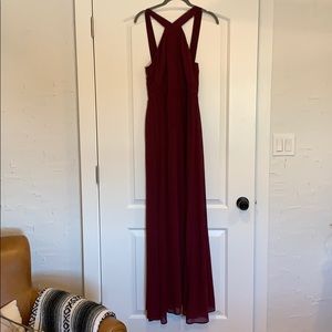 Lulus Burgundy Maxi Dress